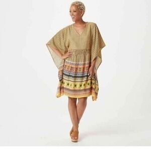 NWT Tolani plunging neckline dress size LARGE